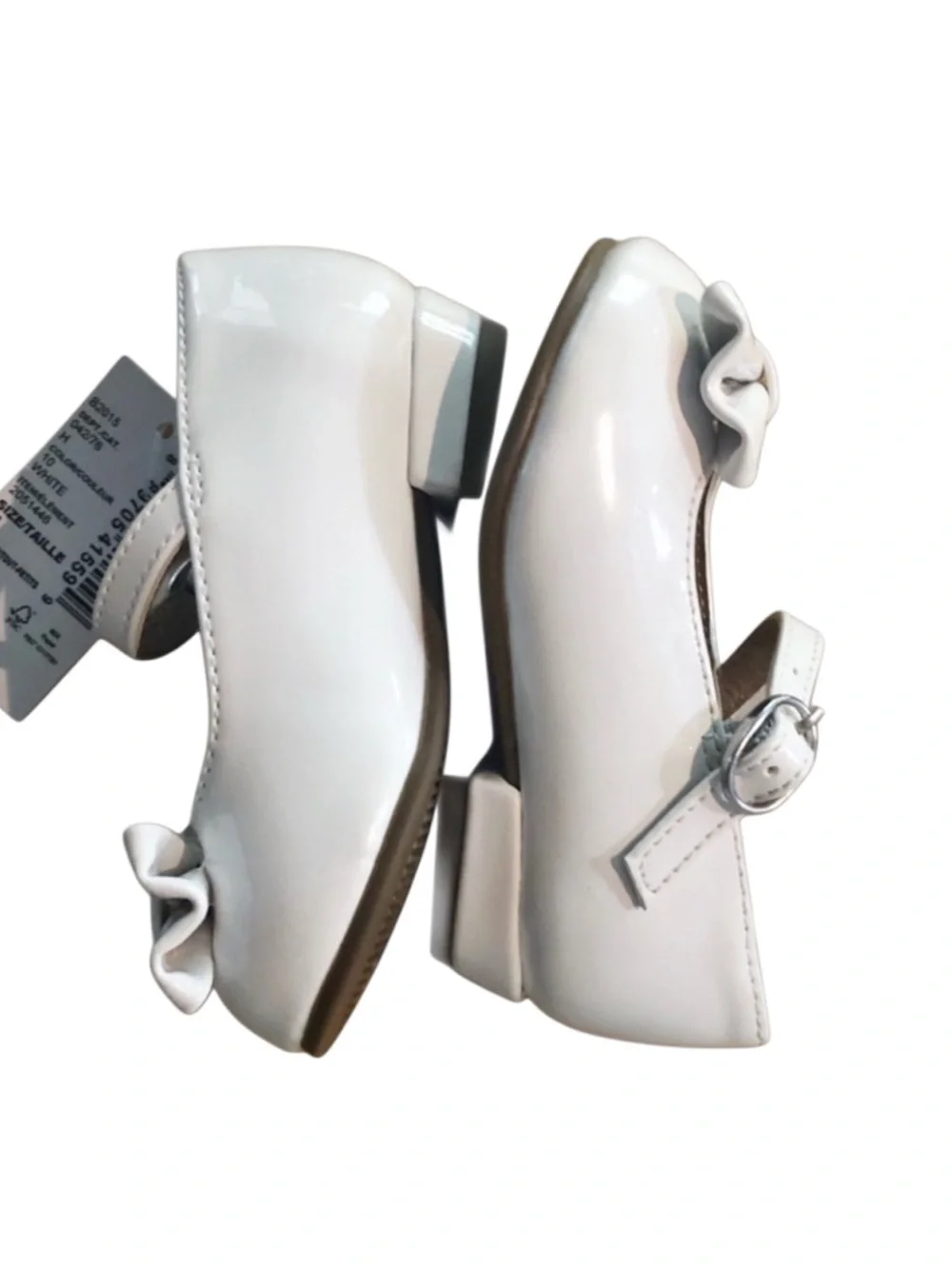 Place White Patent Leather Dress Mary Janes Bow